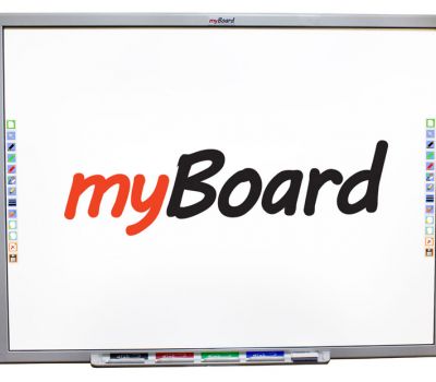 Whiteboard myBoard with Active shelf -  