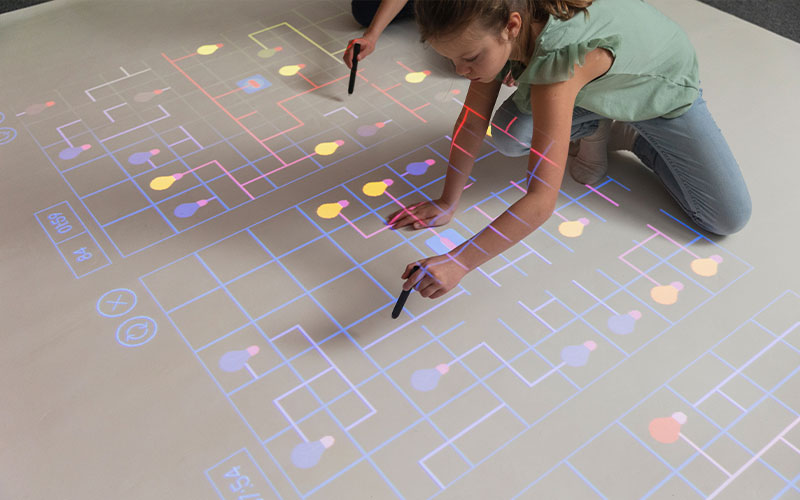 Smartfloor interactive floor