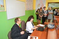 Uroczyste otwarcie pracowni językowej Mentor PC w Gzach