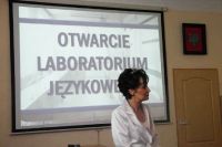 Uroczyste otwarcie pracowni językowej