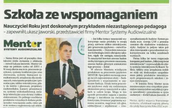 Nauczyciel Roku 2012 - Mentor przemówienie