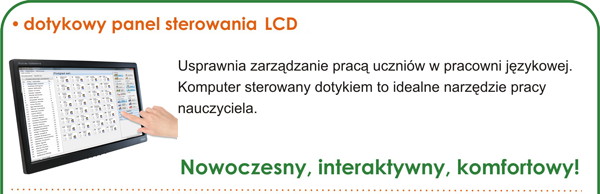 Pracownia językowa Mentor PC Pro - panel sterowania