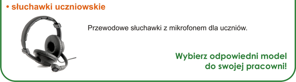 Pracownia językowa Mentor PC Pro - wybierz słuchawki